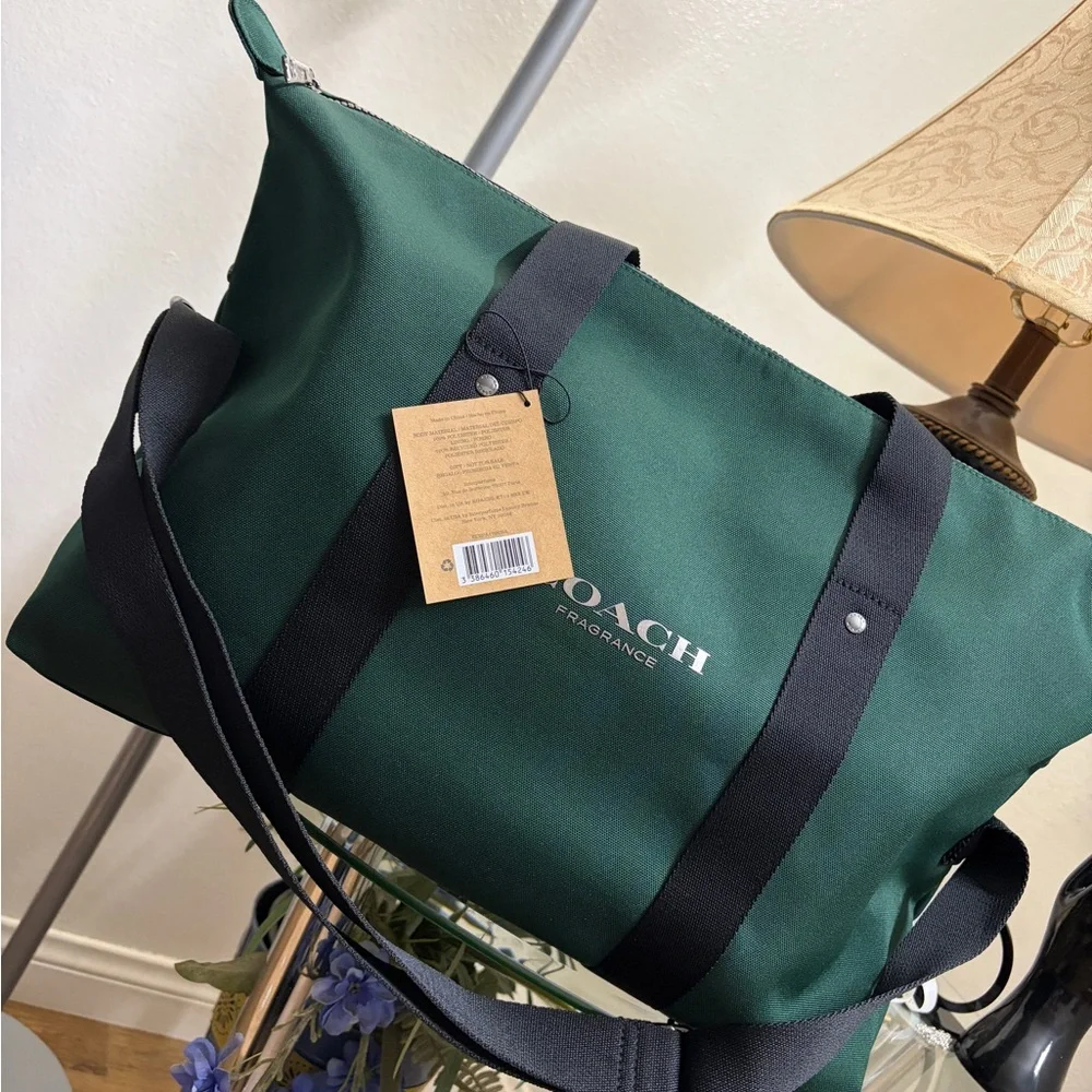 Coach Men's Duffel Bag in Dark Green
